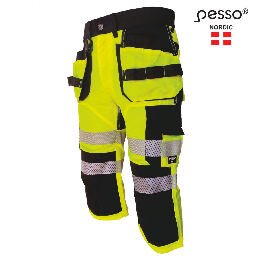 Piratbyxa Uranus Flexpro KB135G i Hi-Vis gul