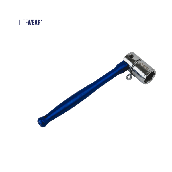Ställningsnyckel aluminium - 23 mm blå